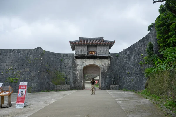 Okinawa Japonia Czerwiec 2019 Shuri Castle Wiatowe Dziedzictwo Unesco Naha — Zdjęcie stockowe