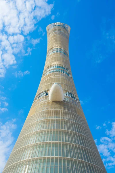 Doha Qatar November 2019 Aspire Tower Nicknamed Torch Doha Located — Stock Photo, Image