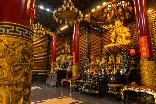 Chi Minh Vietnam Oktober 2019 Interior Thousand Buddha Temple Atau — Stok Foto