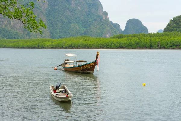 Satun Tajlandia Września 2020 Port Longtail Łodzi Wyspie Lipe Satun — Zdjęcie stockowe
