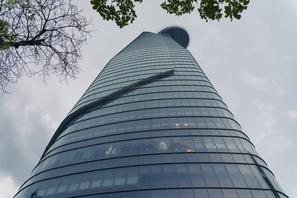 Vista Dos Edifícios Modernos Arranha Céus Bitexco Financial Tower Chi — Fotografia de Stock