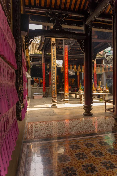 Мин Вьетнам Октября 2019 Внутренний Вид Храма Чуа Тхиен Хау — стоковое фото