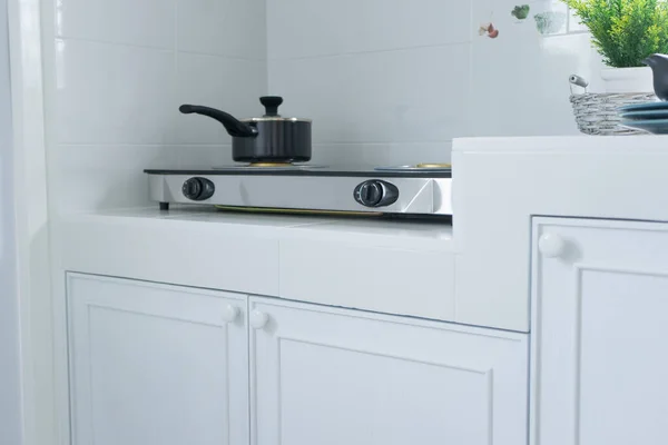 Küche Interieur Moderne Wohndekoration — Stockfoto
