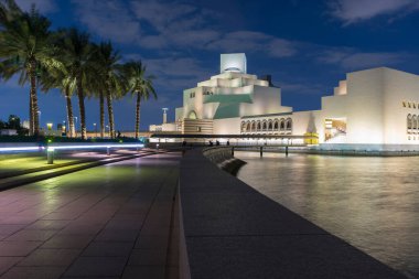 Doha, Katar - 24 Kasım 2019: Doha, Katar 'daki İslam Sanatları Müzesi (MIA)