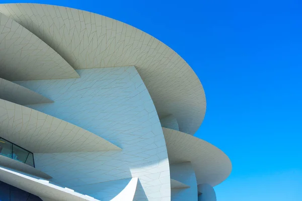 Doha Qatar Nov 2019 Vacker Utsikt Över Qatars Nationalmuseum Doha — Stockfoto