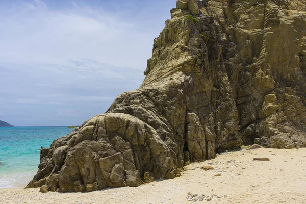 Velký Kámen Aharen Beach Ostrově Tokashiki Okinawě Japonsko — Stock fotografie