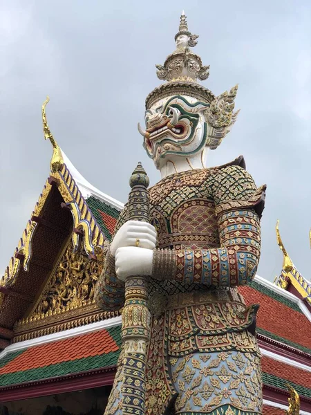 Templom Thaiföldön Buddhista Templom Kilátás — Stock Fotó