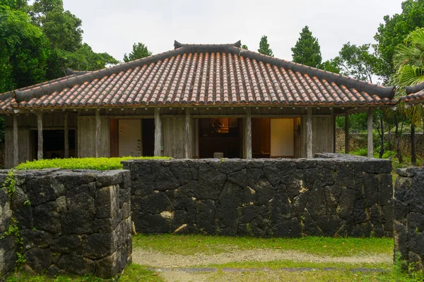 Okinawa Japon Juin 2019 Architecture Traditionnelle Village Okinawa Ocean Expo — Photo