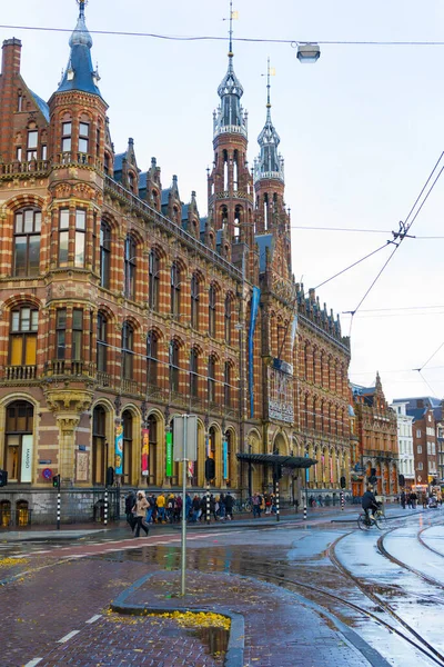 Amsterdã Holanda Novembro 2019 Bela Arquitetura Centro Comercial Magna Plaza — Fotografia de Stock