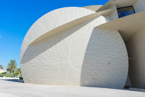 Doha Qatar Novembro 2019 Uma Bela Vista Museu Nacional Catar — Fotografia de Stock