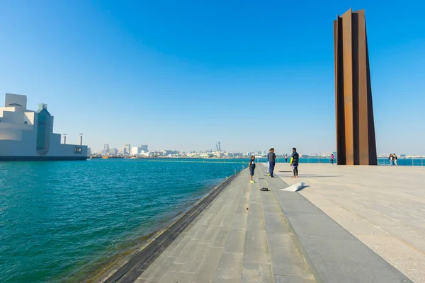 Doha Katar Kasım 2019 Katar Doha Richard Serra Nın — Stok fotoğraf