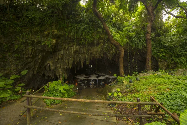 Okinawa Japon Juin 2019 Les Stalactites Grotte Vallée Gangala Okinawa — Photo