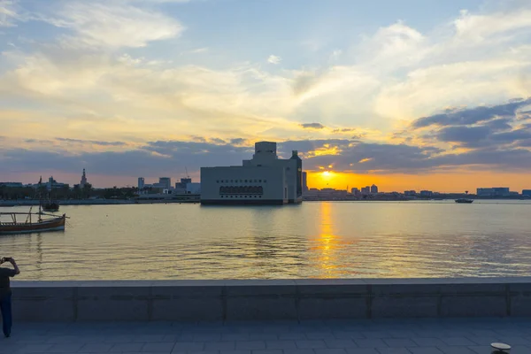 Doha Qatar Novembre 2019 Musée Art Islamique Mia Long Baie — Photo