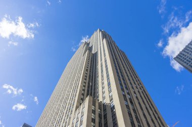 Şehirdeki modern gökdelenlerin manzarası