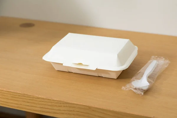 Service Food Delivery Box Take Away Boxes Disposable Eco Friendly — Fotografia de Stock