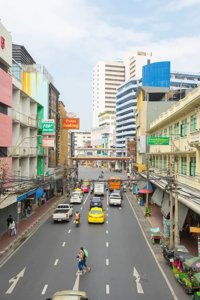 Bangkok Thaiföld November 2020 Nézet Wang Burapha Csomópont Sok Jármű — Stock Fotó
