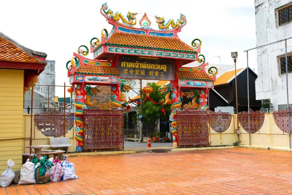Hatyai Tailandia Octubre 2020 Vista Exterior Del Santuario Chao Pho —  Fotos de Stock