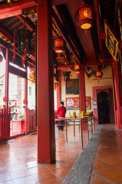 Hatyai Thailand October 2020 Interior View Songkhla City Pillar Shrine — Stock Photo, Image