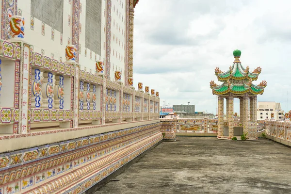 Hatyai Tailandia Octubre 2020 Vista Exterior Del Templo Chue Chang —  Fotos de Stock
