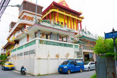 Hatyai, Tayland - 3 Kasım 2018: Hatyai, Tayland 'daki Chua Khanh Tho tapınağı.
