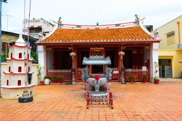 Songkhla Tailândia Outubro 2020 Vista Exterior Santuário Chao Pho Kuan — Fotografia de Stock