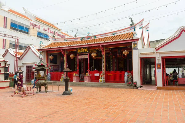 Hatyai Tayland Ekim 2020 Songkhla City Pillar Shrine Shern Wang — Stok fotoğraf