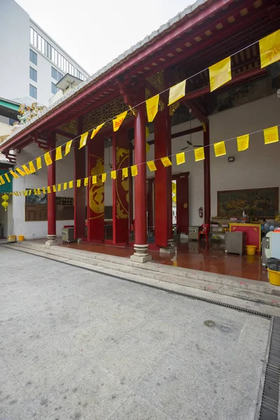 Hermosa Arquitectura Del Hospital Fundación Kwong Siew Santuario Cantón Bangkok —  Fotos de Stock