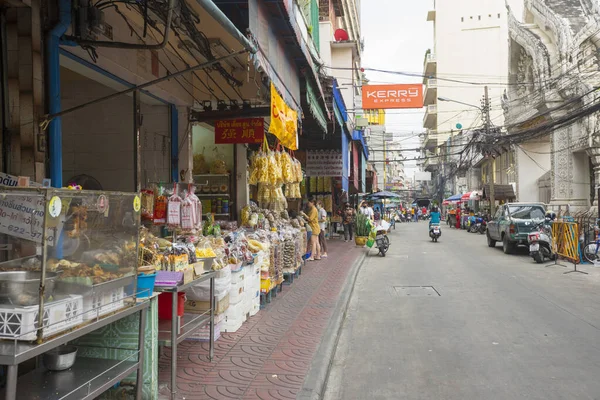 Bangkok Thailand November 2020 Dried Fresh Fruit Shop Many People — Stock Photo, Image