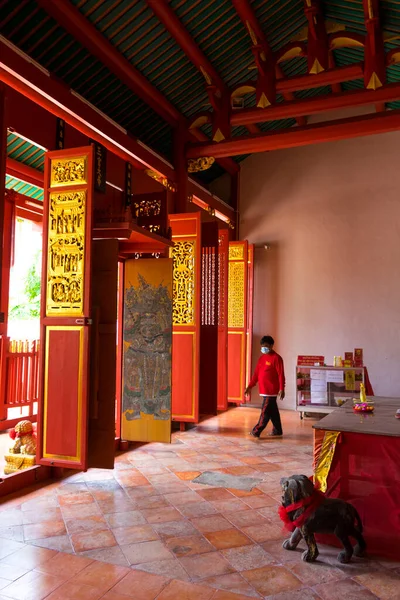 Hatyai Thailand October 2020 Interior View Chao Pho Kuan Shrine — Stock Photo, Image