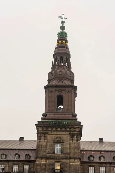 Schloss Christiansborg Winter Kopenhagen Dänemark — Stockfoto