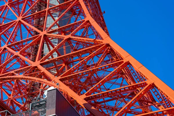 Tokio Japan Januar 2020 Tokyo Tower Vor Blauem Himmel Tokio — Stockfoto
