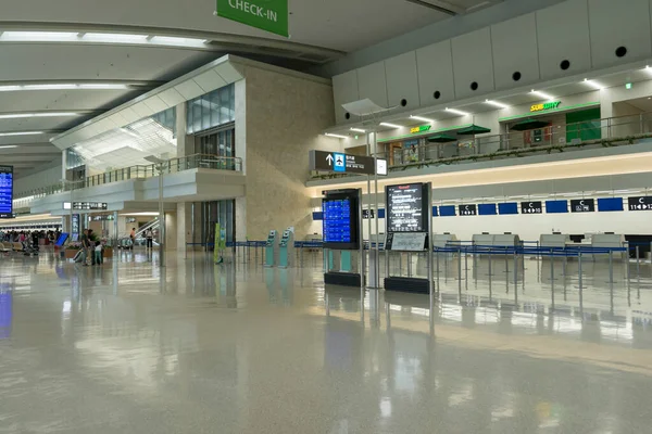 Okinawa Japão Junho 2019 Vista Interior Aeroporto Naha Okinawa Okinawa — Fotografia de Stock