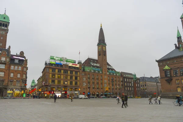 Copenhague Dinamarca Noviembre 2019 Scandic Palace Hotel City Hall Square —  Fotos de Stock