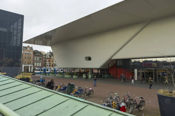 Amsterdam Şehir Manzarası Hollanda — Stok fotoğraf