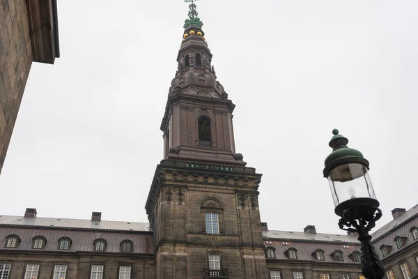 Palácio Christiansborg Copenhaga Dinamarca Dinamarca Relógio Online — Fotografia de Stock