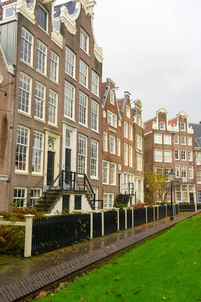 Amsterdam Pays Bas Nov 2019 Vue Cour Intérieure Begijnhof Amsterdam — Photo