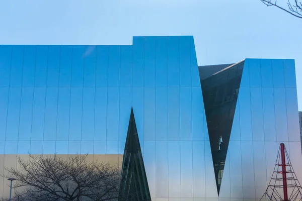 Tokyo Japan Januari 2020 Sumida Hokusai Museum Med Blå Himmel — Stockfoto