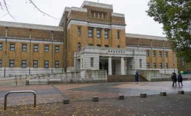 Tokyo, Japonya - 18 Aralık 2019: Tokyo, Japonya 'daki Ulusal Doğa ve Bilim Müzesi