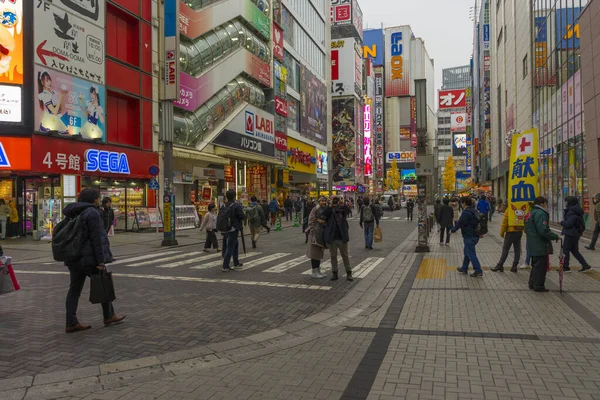 Tokyo Japon Déc 2019 Vue Sur Rue Paysage Urbain Quartier — Photo