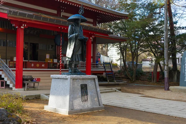 Gunma Japonia Grudnia 2019 Świątynia Kosenji Yubatake Hotspring Gunma Japonia — Zdjęcie stockowe