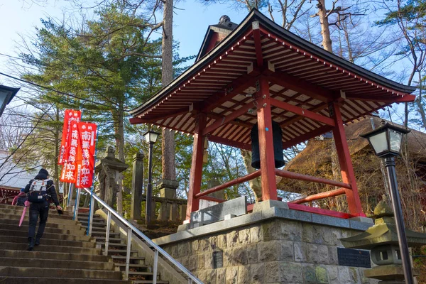 Gunma Japonya Aralık 2019 Kosenji Tapınağı Gunma Japonya Yubatake Hotspring — Stok fotoğraf