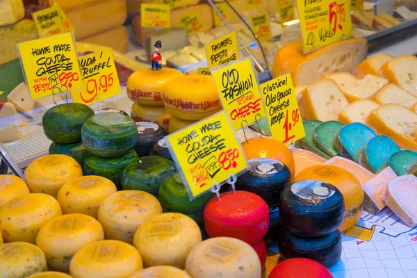 Amsterdam Netherlands Nov 2019 Market Stall Cheese Albert Cuyp Market — Stock Photo, Image