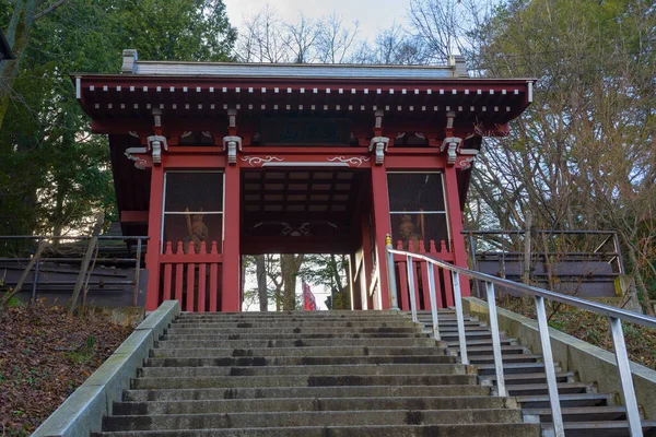 Puerta Entrada Templo Kosenji Manantial Yubatake Gunma Japón —  Fotos de Stock