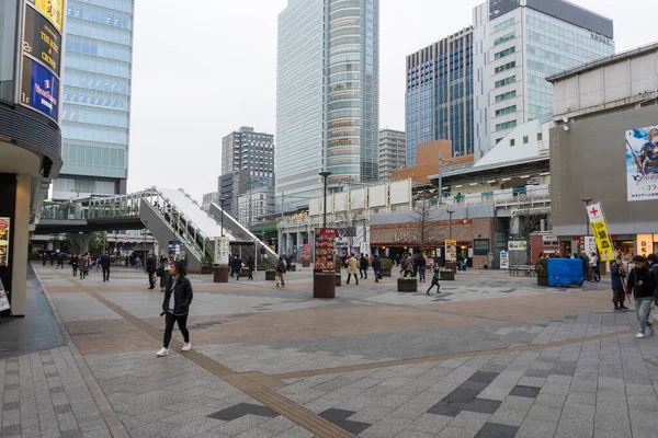Tokio Japan Dezember 2019 Blick Auf Gebäude Rund Den Bahnhof — Stockfoto