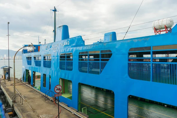 Penang Malásia Fevereiro 2019 Balsa Penang Chamada Pulau Talang Talang — Fotografia de Stock