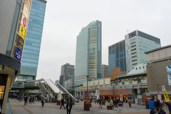 東京都 2019年12月18日 秋葉原周辺の建物の眺めJr東京駅2019年12月18日 — ストック写真