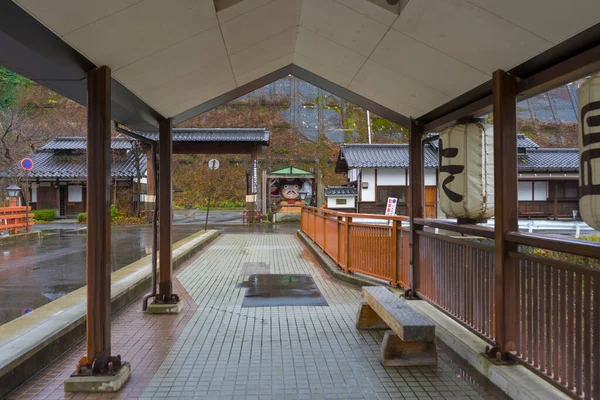 Nagano Japan Dec 2019 View Historic Ryokan Hot Spring Recosts — 스톡 사진