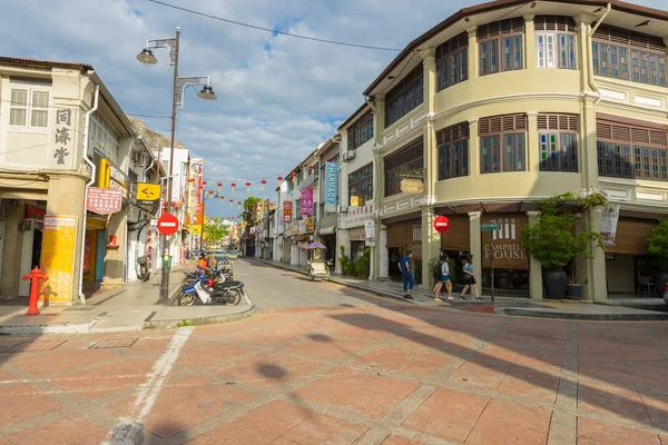 Penang Maleisië Februari 2019 Street View Georgetown Penang Maleisië — Stockfoto