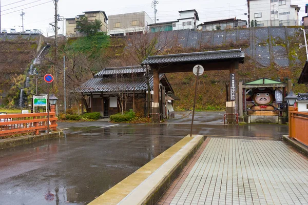 Nagano Japan Dec 2019 Utsikt Över Historiska Ryokan Och Varma — Stockfoto