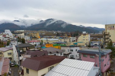 Japonya 'da küçük bir kasaba 